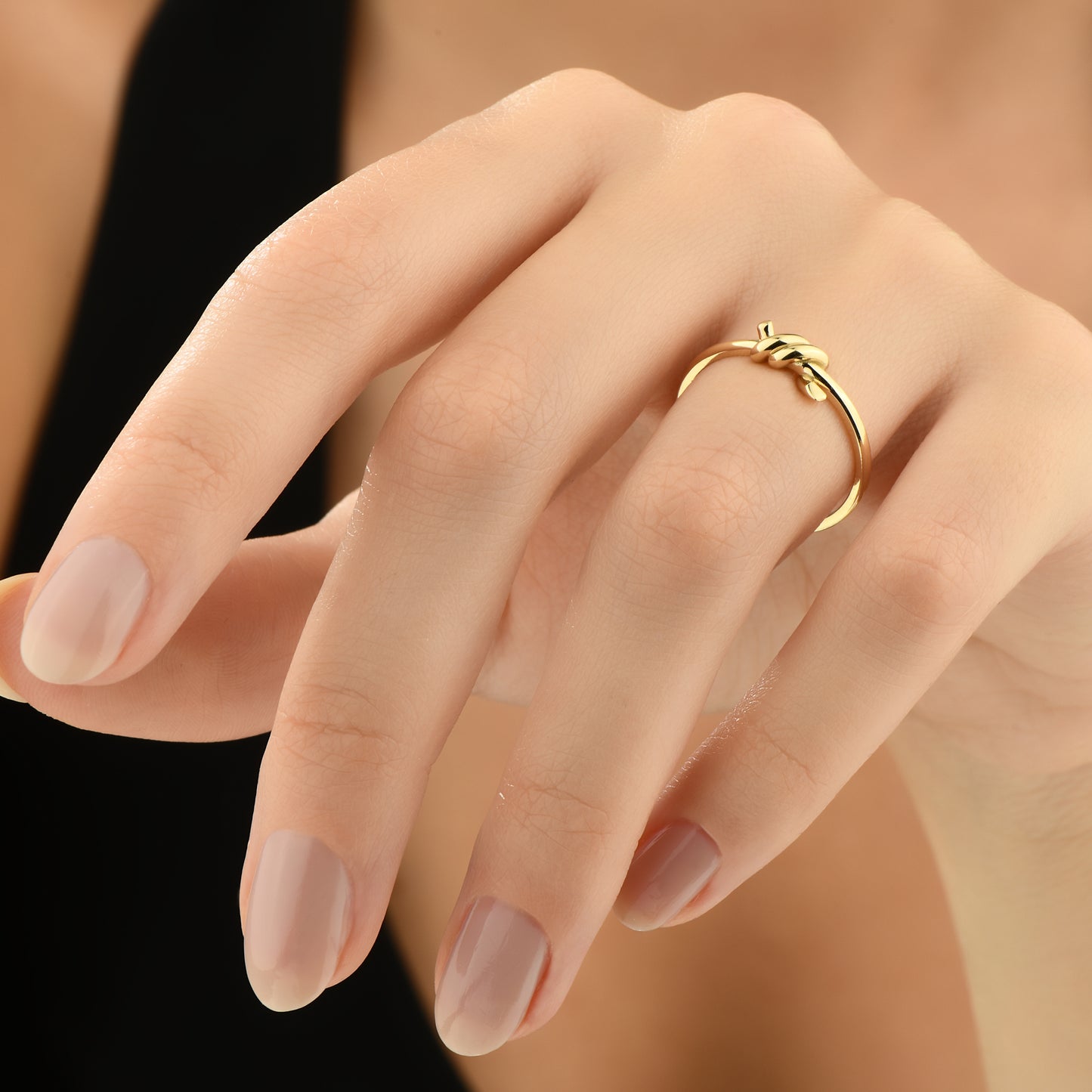 Düğüm Altın 14 Ayar Yüzük