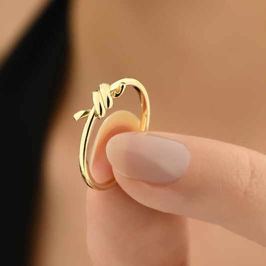 Düğüm Altın 14 Ayar Yüzük