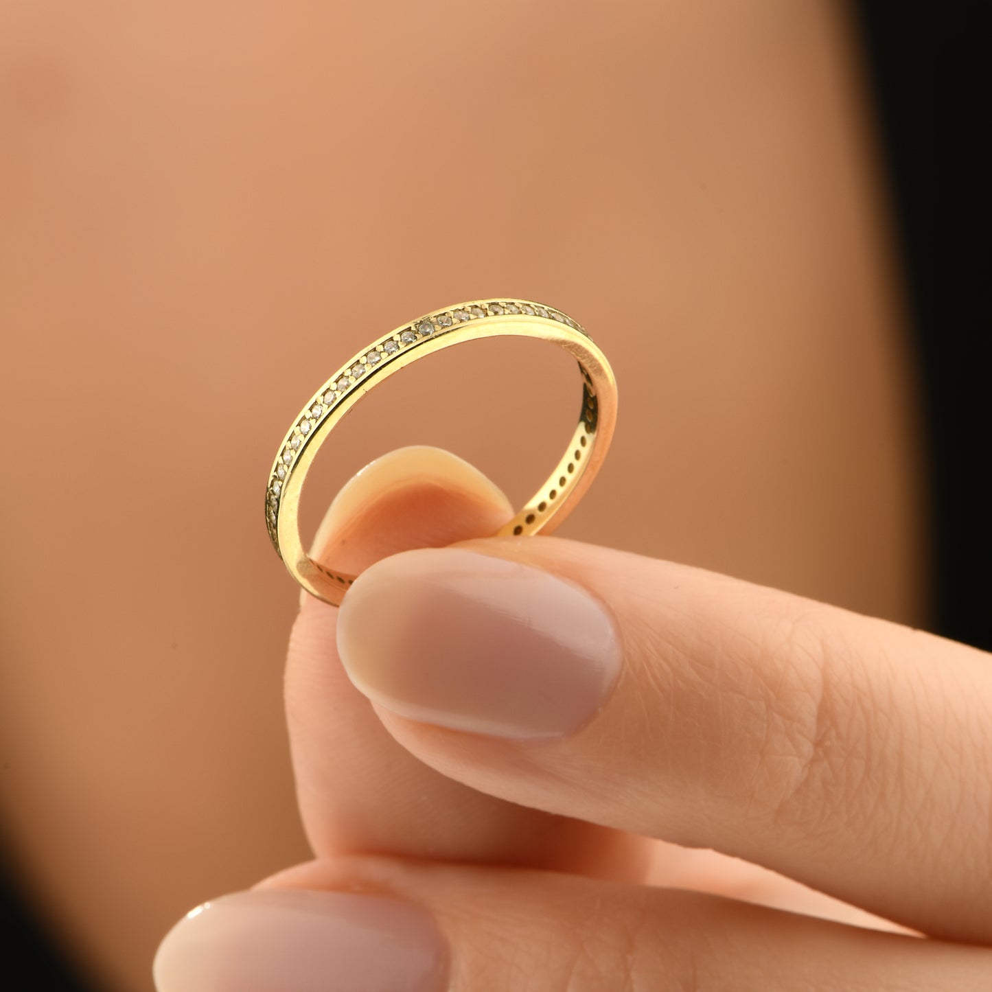 Tamtur Minimal Tasarım 14 Ayar Altın Yüzük