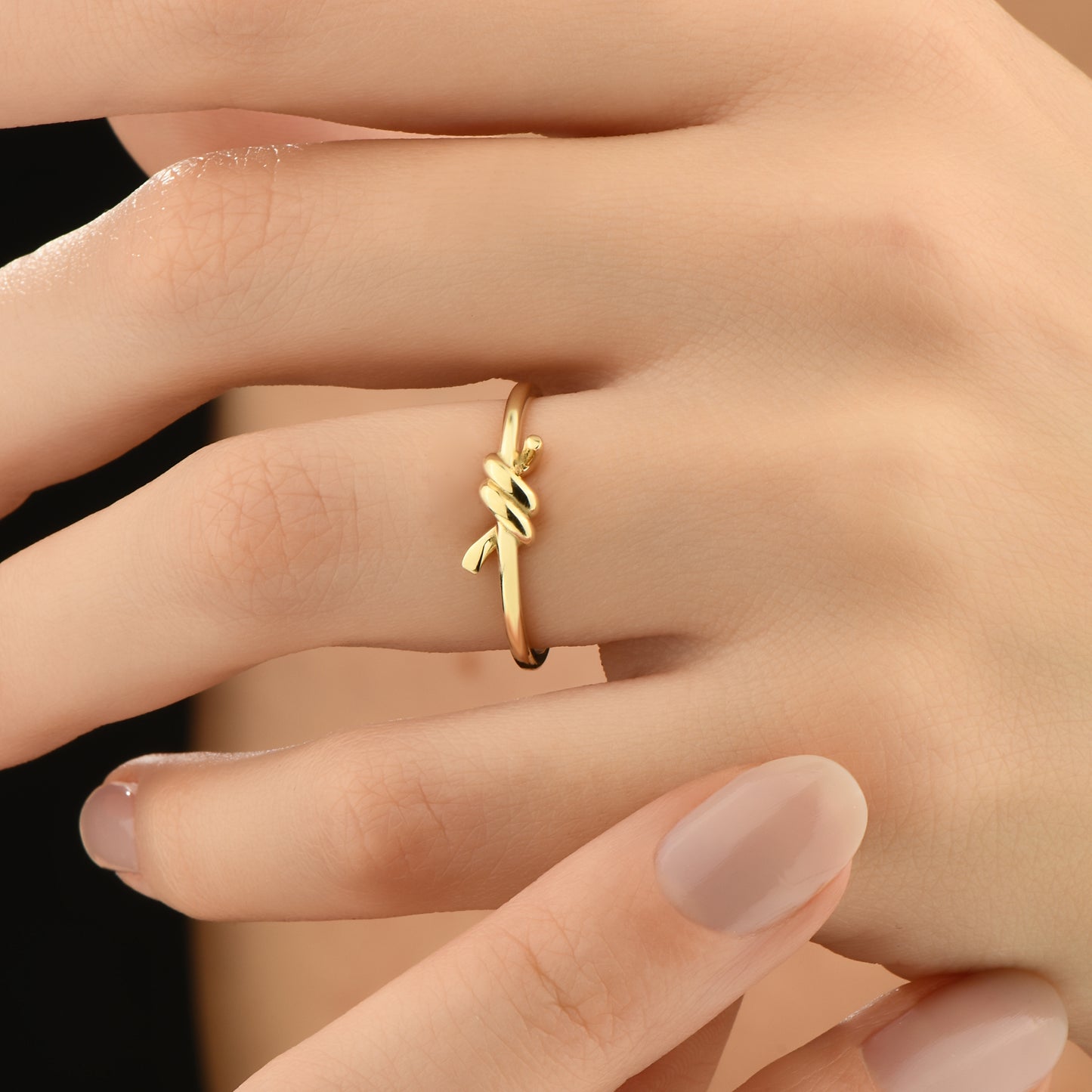 Düğüm Altın 14 Ayar Yüzük