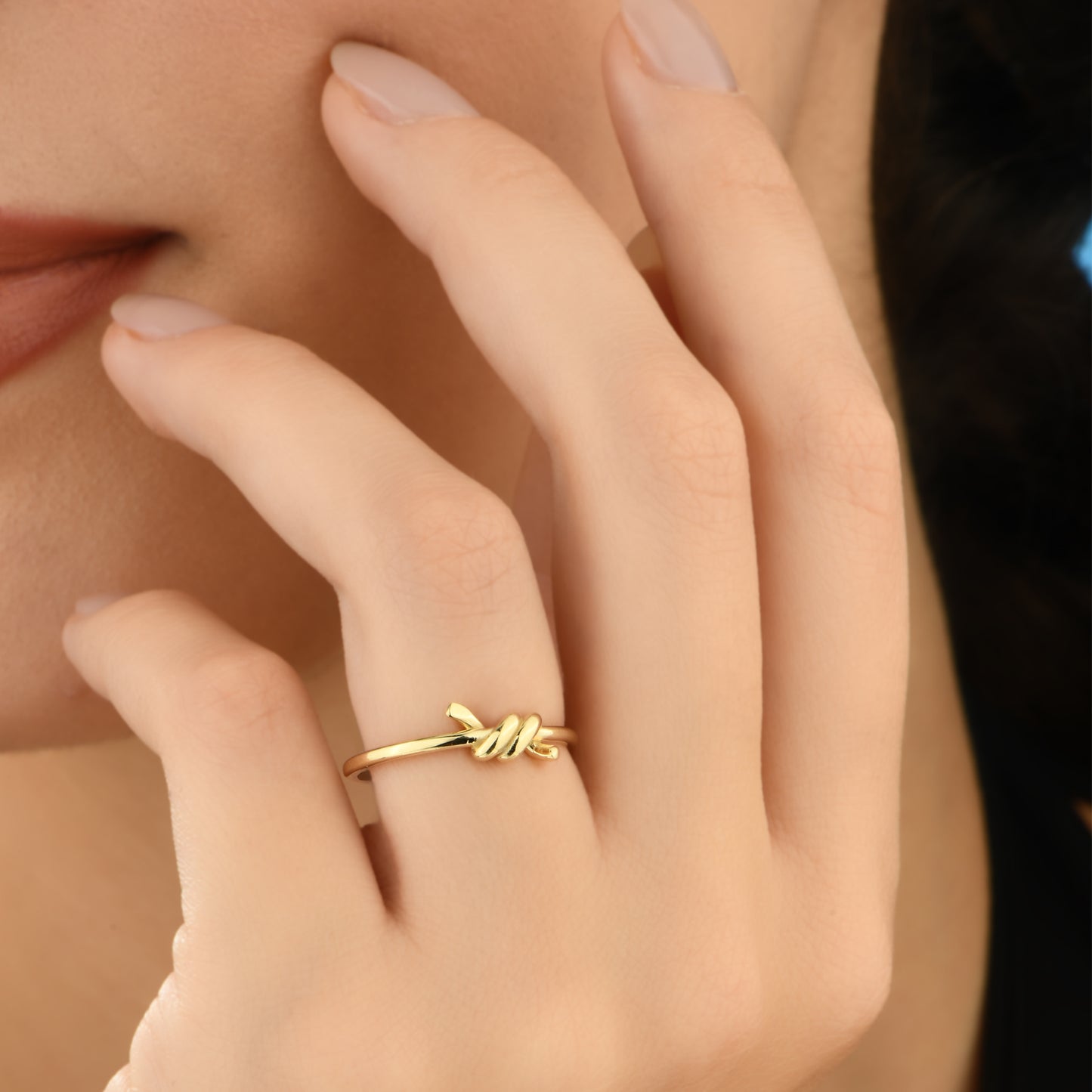 Düğüm Altın 14 Ayar Yüzük