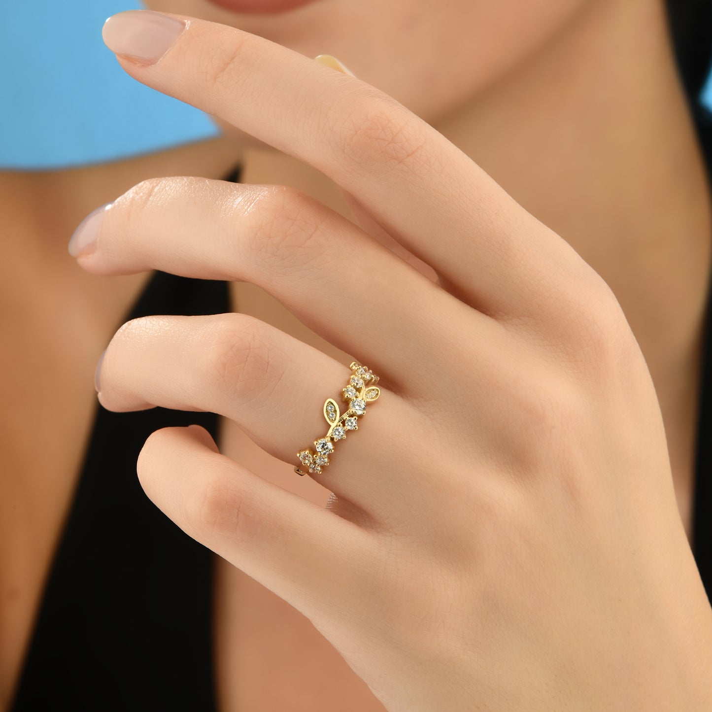 Markiz Özel Tasarım 14 Ayar Altın Yüzük