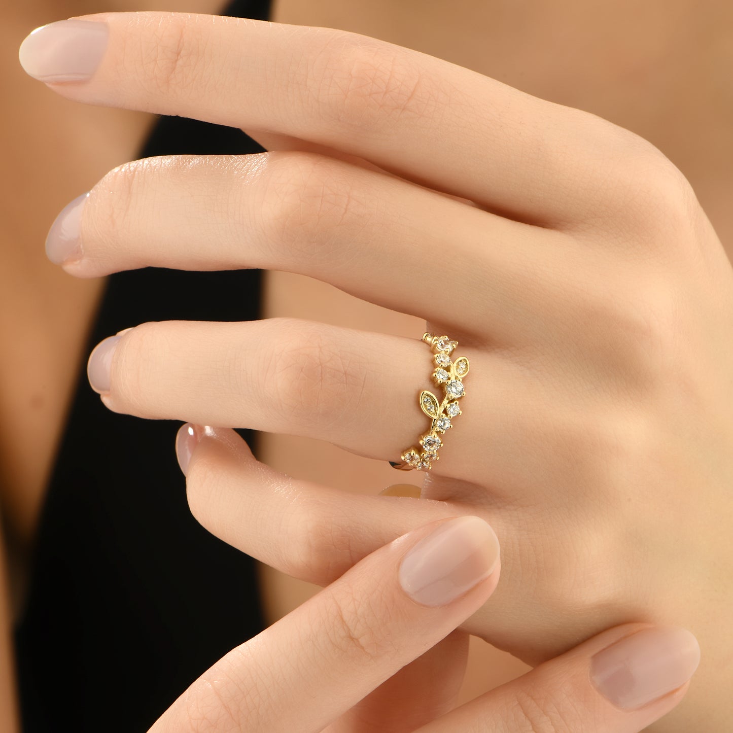 Markiz Özel Tasarım 14 Ayar Altın Yüzük