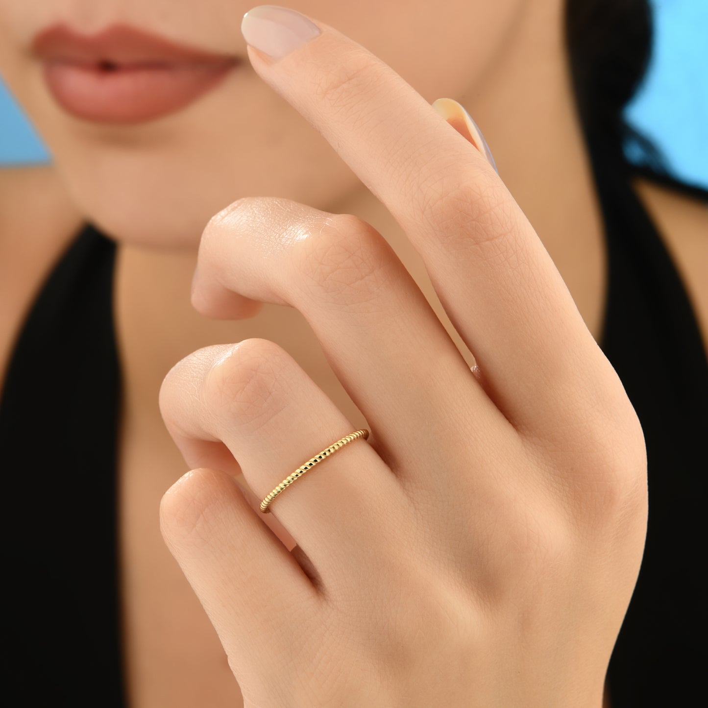 Twist 14 Ayar Altın Yüzük