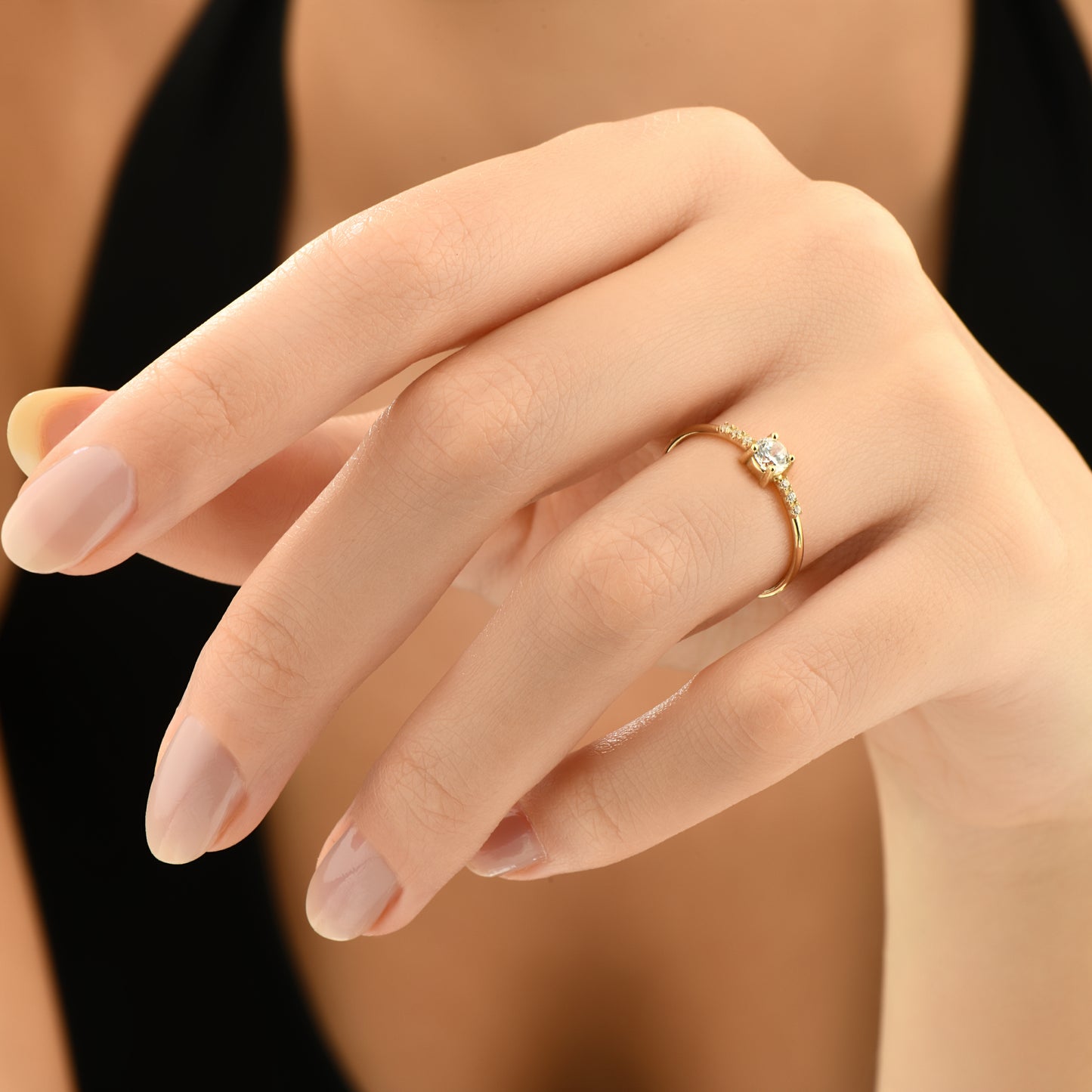 Tektaş Sarı 14 Ayar Altın Yüzük