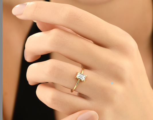 Baget Tektaş 14 Ayar Altın Yüzük