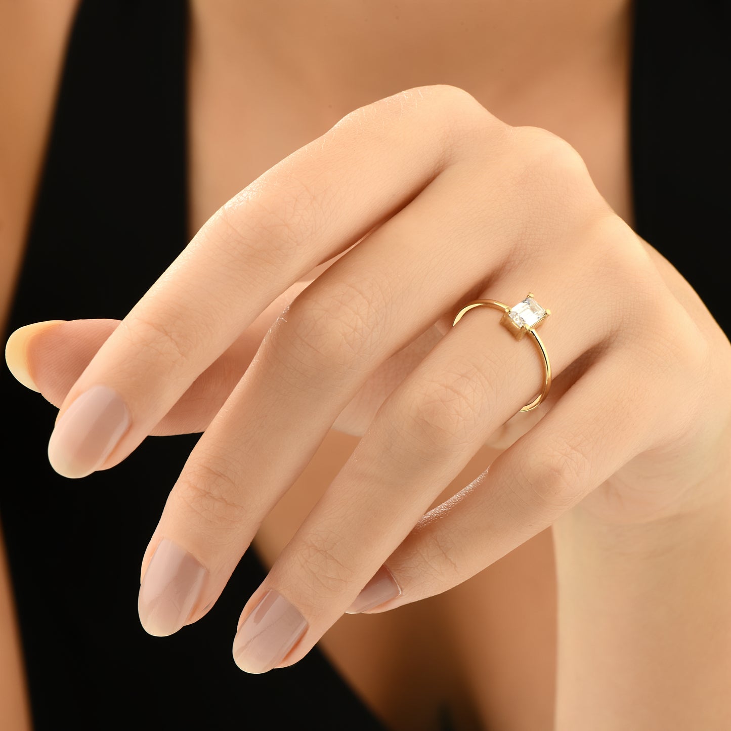 Baget Tektaş 14 Ayar Altın Yüzük