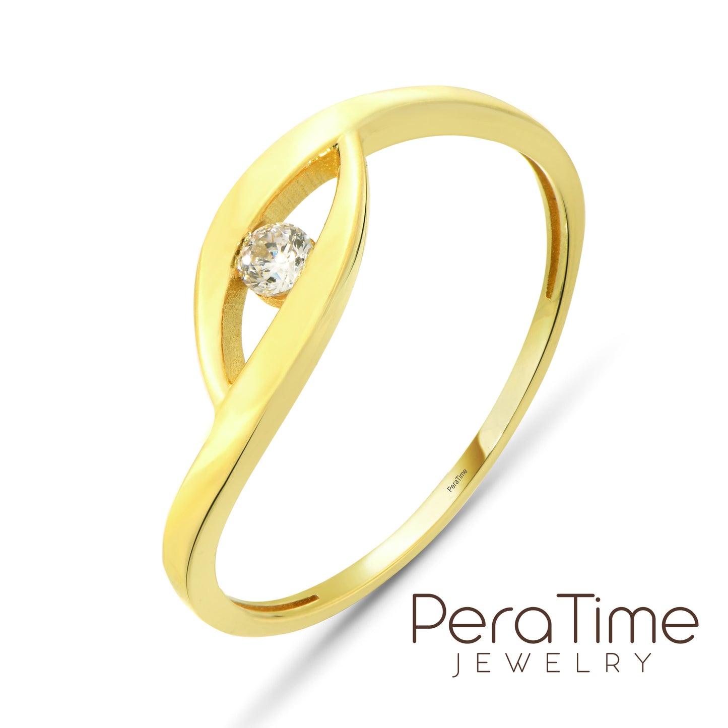 Nazar Göz 14 Ayar Altın Yüzük