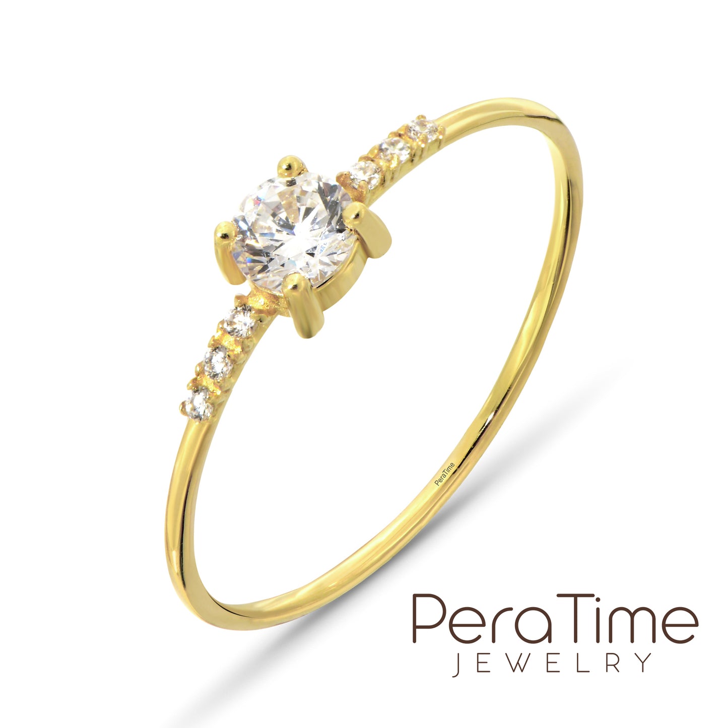 Tektaş Sarı 14 Ayar Altın Yüzük