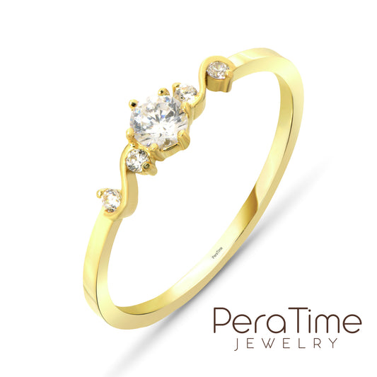 Vintage Tektaş 14 Ayar Altın Yüzük