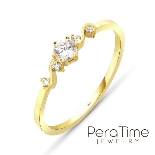 14K Gold Vintage Wedding Ring, Dainty Gold Diamond Engagement Ring, Diamond Bridal Wedding Ring, Dainty Promise Ring, Anniversary Gift - Detay Fotoğrafı Önizlemesi -5