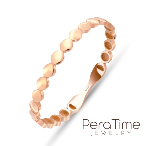 14k Solid Gold Flat Beaded Ring, Thin Pointer Finger Ring, Unique Thumb Ring, Minimalist Gold Ring, Bubble Ball Dot Ring, Christmas Gift - Detay Fotoğrafı Önizlemesi -5